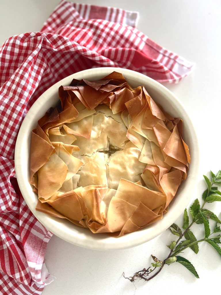 chard, spinach & feta pie